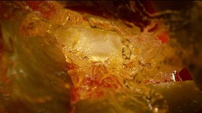 Super Slow Motion Shot of Red Apple Cuts Followed by Camera Splashing into Juice at 1000 fps. - Powered by Shutterstock - Get 15% off with code: PIKWIZARD15
