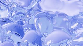 Inflating soft bubbles background, 3d rendering. Motion graphic. - Powered by Shutterstock - Get 15% off with code: PIKWIZARD15