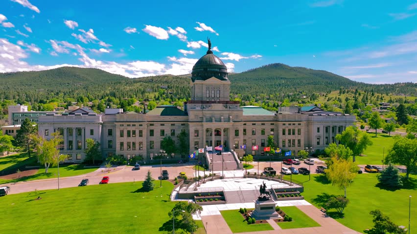 Montana State Capitol on a Summer Afternoon