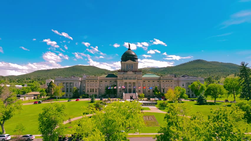 Montana State Capitol on a Summer Afternoon