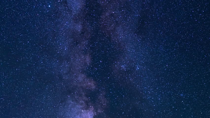 Delta Aquarids Meteor Shower and Milky Way Galaxy Southwest Sky Mt Whitney Purple Sierra Nevada California USA Time Lapse 01