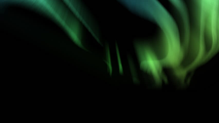 Aurora Animation Glowing Green Loop