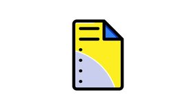 Documents animation tool or reading materials. Vibrant colors make it eyecatching for bookrelated designs or promotions. Great for bookstores or libraries. - Powered by Shutterstock - Get 15% off with code: PIKWIZARD15