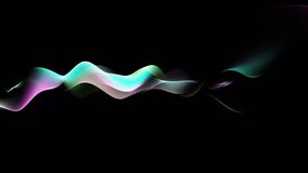 Abstract background with equalizer effect. Neon lights. Sound wave. AI generative. - Powered by Shutterstock - Get 15% off with code: PIKWIZARD15