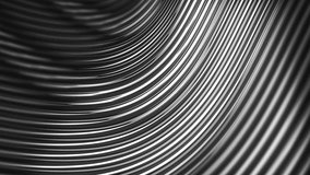 Elegant metal background. Swimming gray modern animation of curved stripes. Looping 4K
 - Powered by Shutterstock - Get 15% off with code: PIKWIZARD15