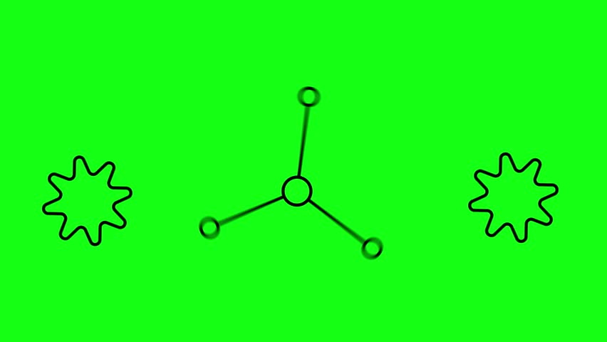 Neon sing communicate technology icon ,fast contruct communicate icon animation on background.