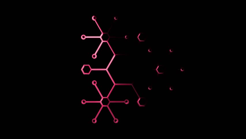 Neon sing communicate technology icon ,fast contruct communicate icon animation on background.