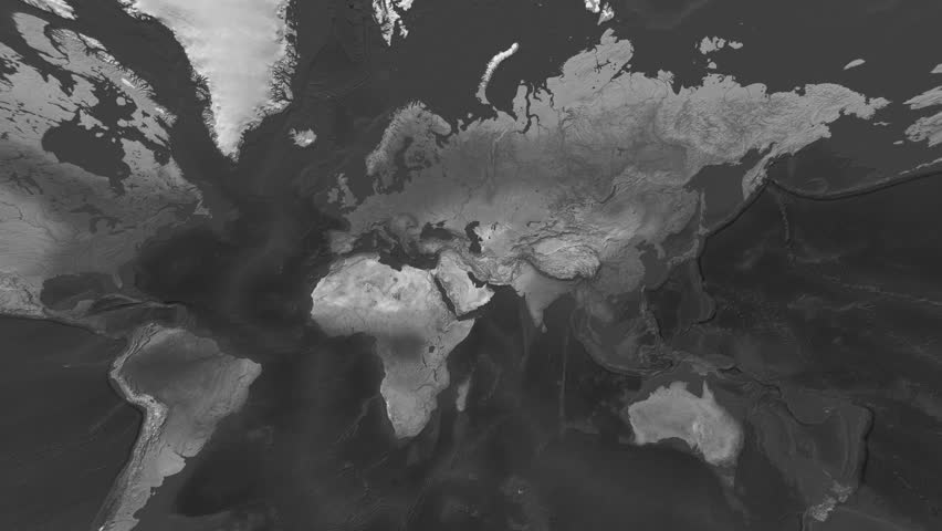 Egypt Flat Map Flag Black and White Map