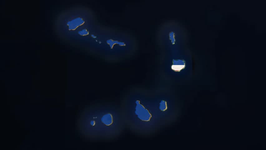 Cabo Verde Country Zoom with Flag Reveal