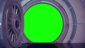 Vault Door Opening Animation.
Futuristic sci-fi safe door opens to reveal a green screen inside. Ideal for visual effects, security themes, and high-tech presentations. Ultra HD 4K 3840x2160 - Powered by Shutterstock - Get 15% off with code: PIKWIZARD15
