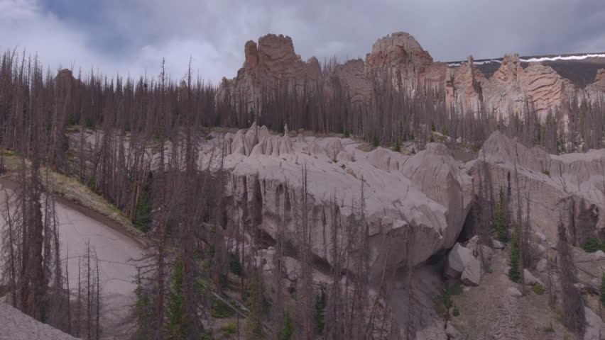 Wheeler Geologic Area with dramatic clouds and lighting