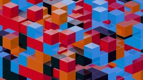 Abstract 3D Geometric Pattern with Colorful Interlocking Cubes - Powered by Shutterstock - Get 15% off with code: PIKWIZARD15