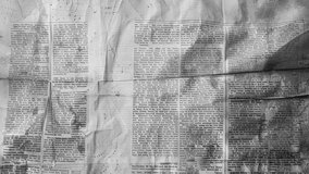  vintage newspaper background, flashing retro old paper, black and white, retro surface, textured noisy rough surface, antique paper cut out animated video - Powered by Shutterstock - Get 15% off with code: PIKWIZARD15