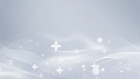 Abstract healthcare medical geometry float science and research for business presentation background concept. Biology technology with innovation medicine animation copy space. - Powered by Shutterstock - Get 15% off with code: PIKWIZARD15