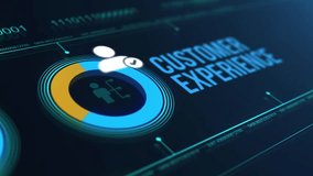Business, technology, internet and network concept. The future of technology. Virtual screen of the future with the inscription: customer experience. - Powered by Shutterstock - Get 15% off with code: PIKWIZARD15