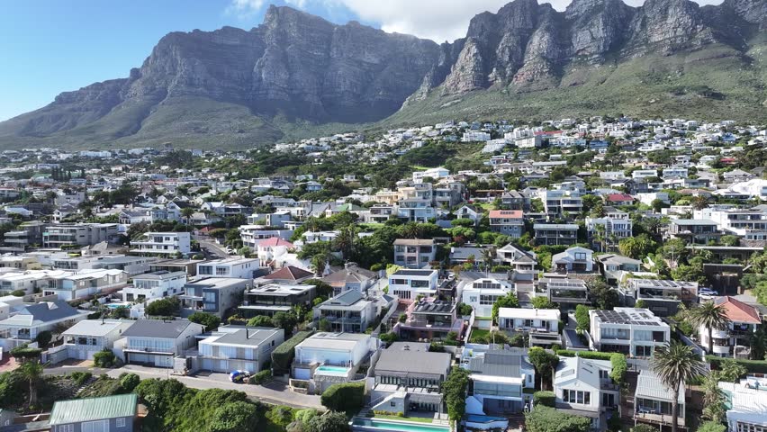 Camps Bay Beach At Cape Town Western Cape South Africa. Cliff Cape Town Western Cape. Construction Landscape High Rise Building Awesome. Construction Urban High Rise Building Corporate Town.