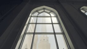 Scenic sunbeams through the stained-glass window of a Minor Mosque - Powered by Shutterstock - Get 15% off with code: PIKWIZARD15