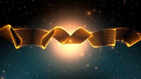 4k Golden Sparkling Ribbon Motion Background - Powered by Shutterstock - Get 15% off with code: PIKWIZARD15