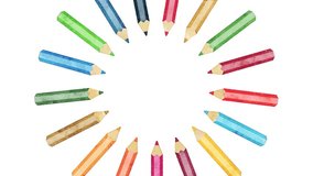 SDGs hand- drawn colored pencils frame (9 seconds loop) - Powered by Shutterstock - Get 15% off with code: PIKWIZARD15
