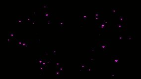 Blast Confetti Heart Particles Romantic Wedding anniversary Valentine's day. like , design element, emotion, social media, valentine's day, happiness, Romantic Wedding anniversary. 3D Illustration - Powered by Shutterstock - Get 15% off with code: PIKWIZARD15