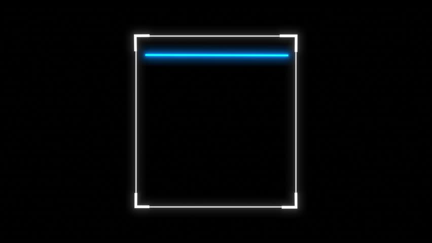 Barcode scanner, QR code Futuristic barcode quick code scanning Bar. barcode qr code square code scanning animation, mobile phone scan interface, Isolated on black background. 3D Illustration
