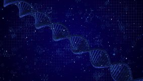 DNA from a binary code structural chemical formulas Science medicine concepts, Binary DNA molecule. structural formulas Health care science Medical innovation. hexagons. Medicine. 3D Illustration - Powered by Shutterstock - Get 15% off with code: PIKWIZARD15