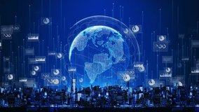 Digital World Of Tomorrow 5g Network cyber smart city IoT technology online cyber security cloud data network data. metaverse innovation future meta tech, internet network connection, Ai big data - Powered by Shutterstock - Get 15% off with code: PIKWIZARD15