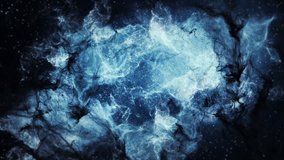 Nebula Clouds Background Loop. 3D rendering. Passing nebula orange clouds on background seamless loop. - Powered by Shutterstock - Get 15% off with code: PIKWIZARD15