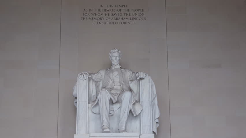 The Lincoln Memorial statue, with inscription in the background. The Lincoln Memorial, in Washington, is a U.S. national memorial that honors the 16th president of the United States, Abraham Lincoln.