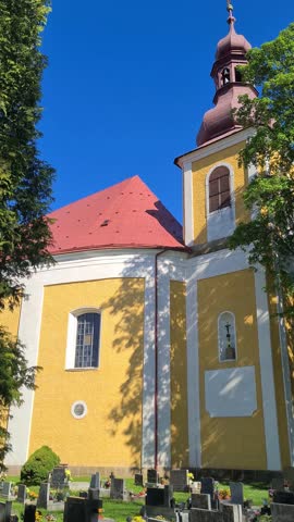 Forgotten beauty, Church of St. Michaela, Vernerovice, Broumov, Czech Republic