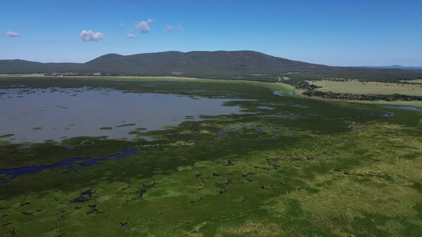 Mormon Lake Near Flagstaff Arizona, America, USA.