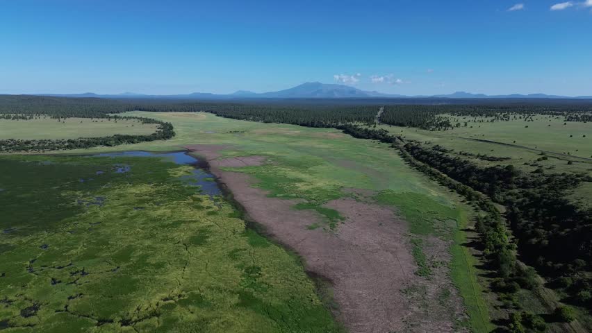 Mormon Lake Near Flagstaff Arizona, America, USA.