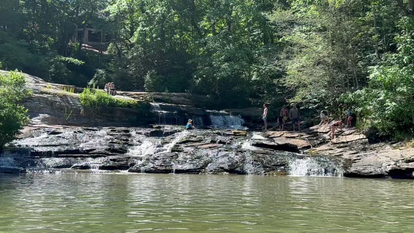 The Falls at Lake Keowee, South Carolina, USA