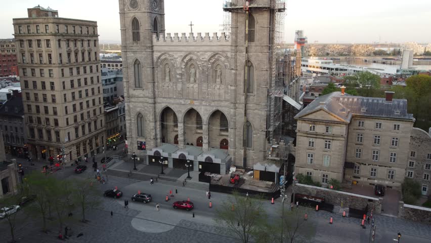 Montreal, Quebec, Canada Downtown, Vieux Port, and Main Square