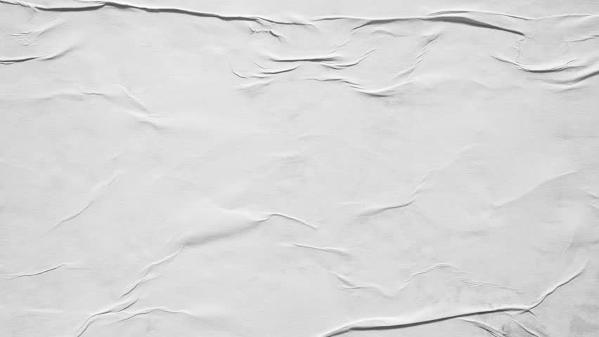 Random white wheatpaste paper poster texture background