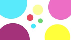 Abstract Background Animation With Circle, White Background. - Powered by Shutterstock - Get 15% off with code: PIKWIZARD15