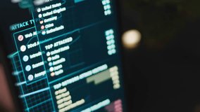 List of top attackers and top attacked countries on live malware tracker map on a smartphone - Powered by Shutterstock - Get 15% off with code: PIKWIZARD15