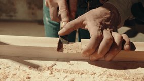 Wood, sander and carpenter in workshop with tools for furniture, production or construction project. Handyman, building and woodworking process in warehouse with manufacturing or labor in business
 - Powered by Shutterstock - Get 15% off with code: PIKWIZARD15