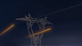 Transmission of electricity through high voltage wires - Powered by Shutterstock - Get 15% off with code: PIKWIZARD15