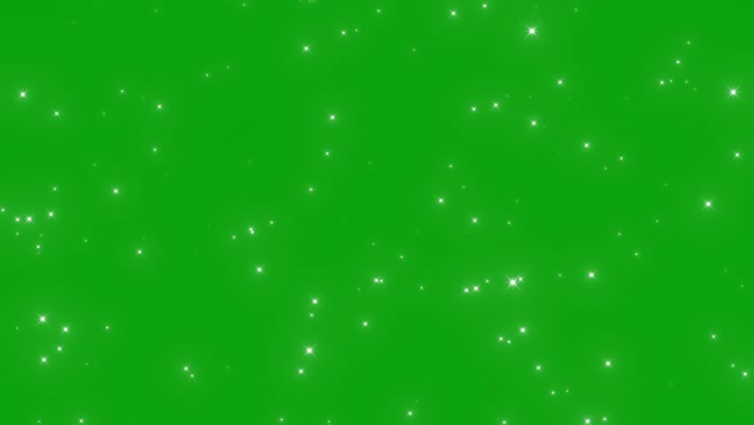 Glitter sparkle animated green screen, 4K Chroma key 3d animation. White shining dust light. Bokeh light lights effect background. Glowing stars sparkle. Concept: Christmas, party, celebrate, birthday