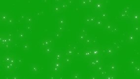 Glitter sparkle animated green screen, 4K Chroma key 3d animation. White shining dust light. Bokeh light lights effect background. Glowing stars sparkle. Concept: Christmas, party, celebrate, birthday - Powered by Shutterstock - Get 15% off with code: PIKWIZARD15