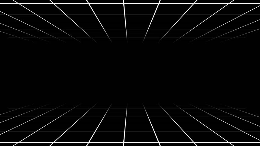3d perspective grid lines loop animation retro background