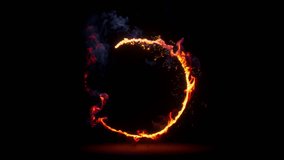 Shiny Particles Sparks Rotating Magic Circle Fire Portal. Spinning fireworks. Waving sparklers in circular motions. - Powered by Shutterstock - Get 15% off with code: PIKWIZARD15