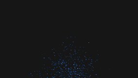Blue Confetti Explosion on Alpha channel.  - Powered by Shutterstock - Get 15% off with code: PIKWIZARD15