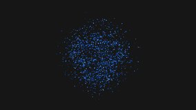 Blue Confetti Explosion on Alpha channel.  - Powered by Shutterstock - Get 15% off with code: PIKWIZARD15