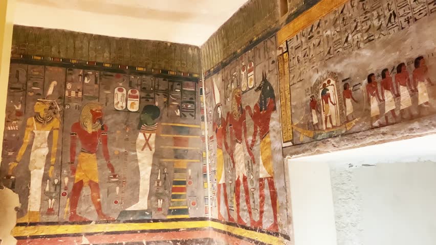 Tomb KV16 in the Egyptian Valley of the Kings, in the Theban necropolis, Egypt, Luxor.