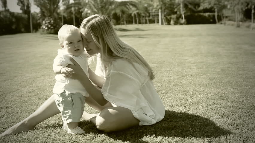 First steps of the child