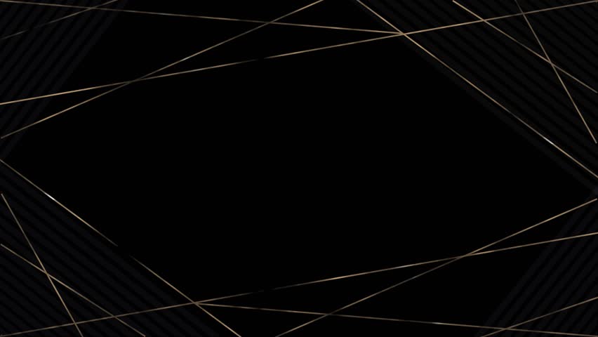 Luxury Beautiful luxury gold Shiny Animation Motion graphic. Futuristic Wavy lines animated background. Waves. Elegant glow for award border vip backdrop frame. Copy space. 3D Illustration