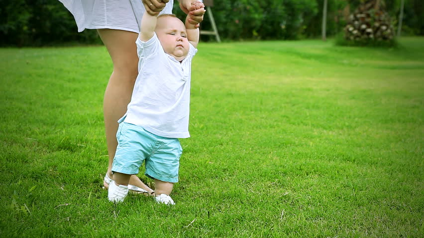 First steps of the child