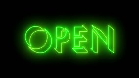 Open text animation in 4K. Neon-colored text with a glowing moving outline for online shop, blog, web, cafe, and hotel. Technology video material animation in 4k. Easy to put into any video.
 - Powered by Shutterstock - Get 15% off with code: PIKWIZARD15
